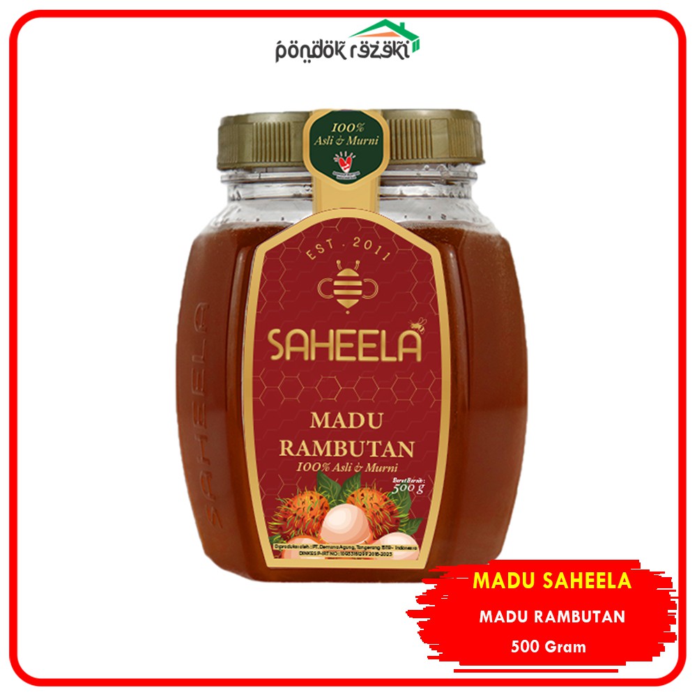 

Madu Murni Saheela 500gr [Rambutan] ASLI 100 % Original Pure Honey (Tanpa Campuran) 100% Garansi