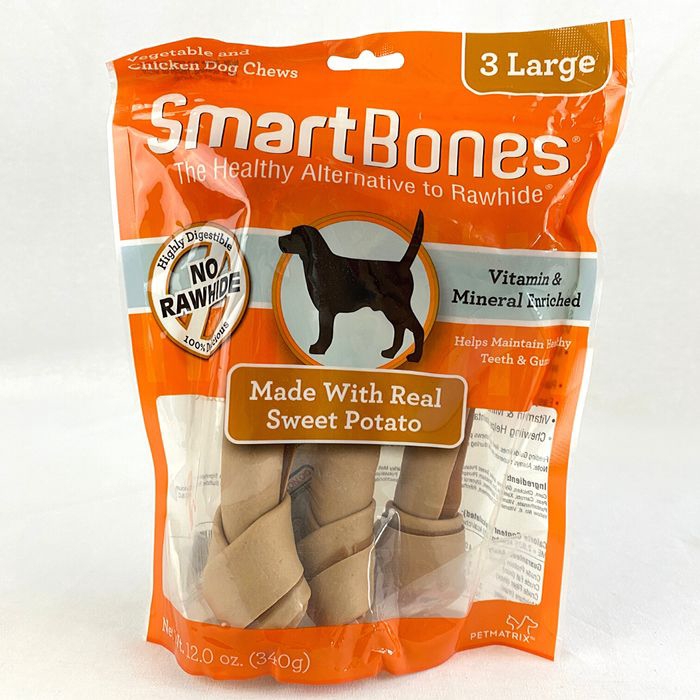 

SMARTBONES Snack Anjing Dental SWEET Potatoes Large 3pcs