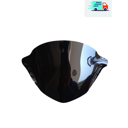 COD Visor Motor Beat Karbu Warna Hitam Bahan akrilik berkualitas - karbon