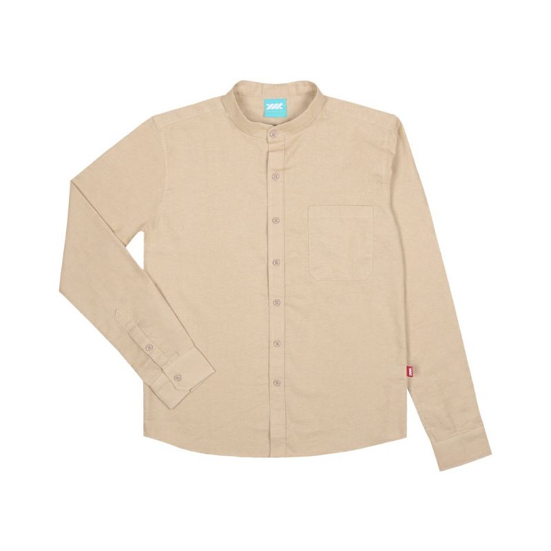 WADEZIG SHIRT | KEMEJA WADEZIG " MALIQ LS CREAM " ORIGINAL