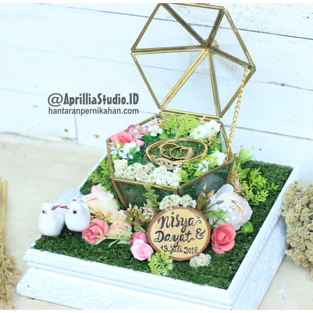 Kotak Perhiasan | Kotak Cincin | Ring Box Thera 8 Frame