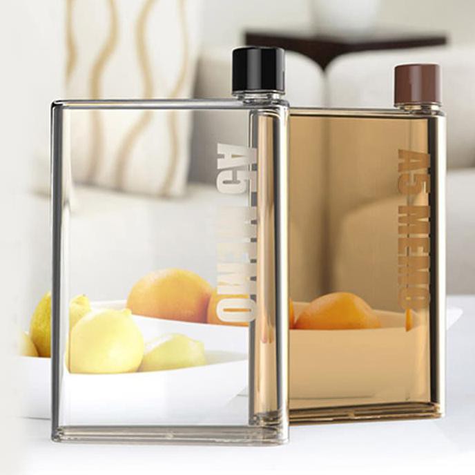 Botol Minum / MemoBottle A5 Letter Reusable Water Bottles 420ml