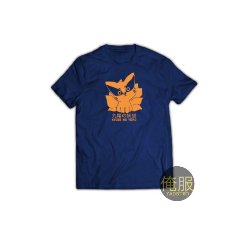 Tshirt Kaos Kurama Kyuubi Anime Naruto Boruto Chibi