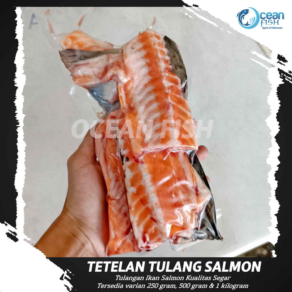 

Tetelan Tulang Salmon Segar - Tulangan Salmon Fresh - Tulang Salmon Segar Fresh Grade