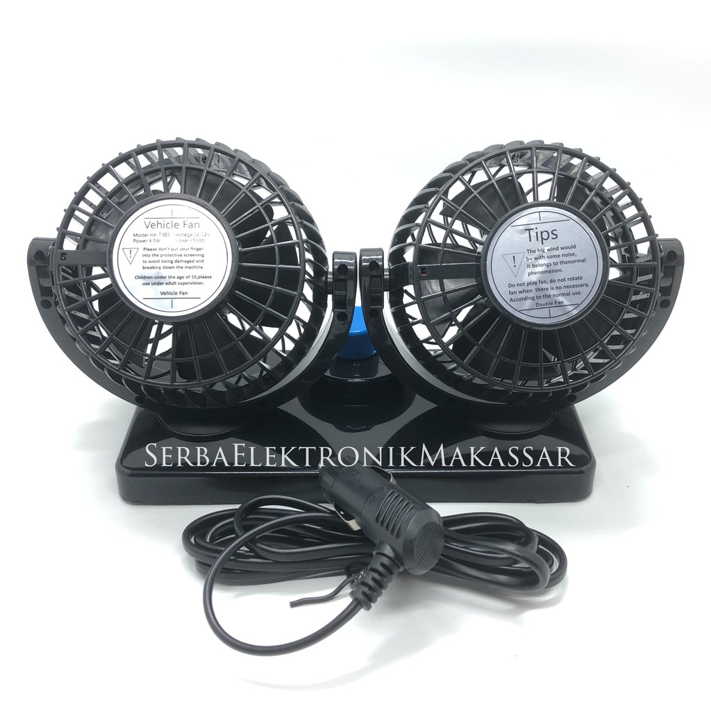 Kipas Mobil Ganda Vehicle Fan Mitchell HX-T303 12Volt HX-T304 24Volt