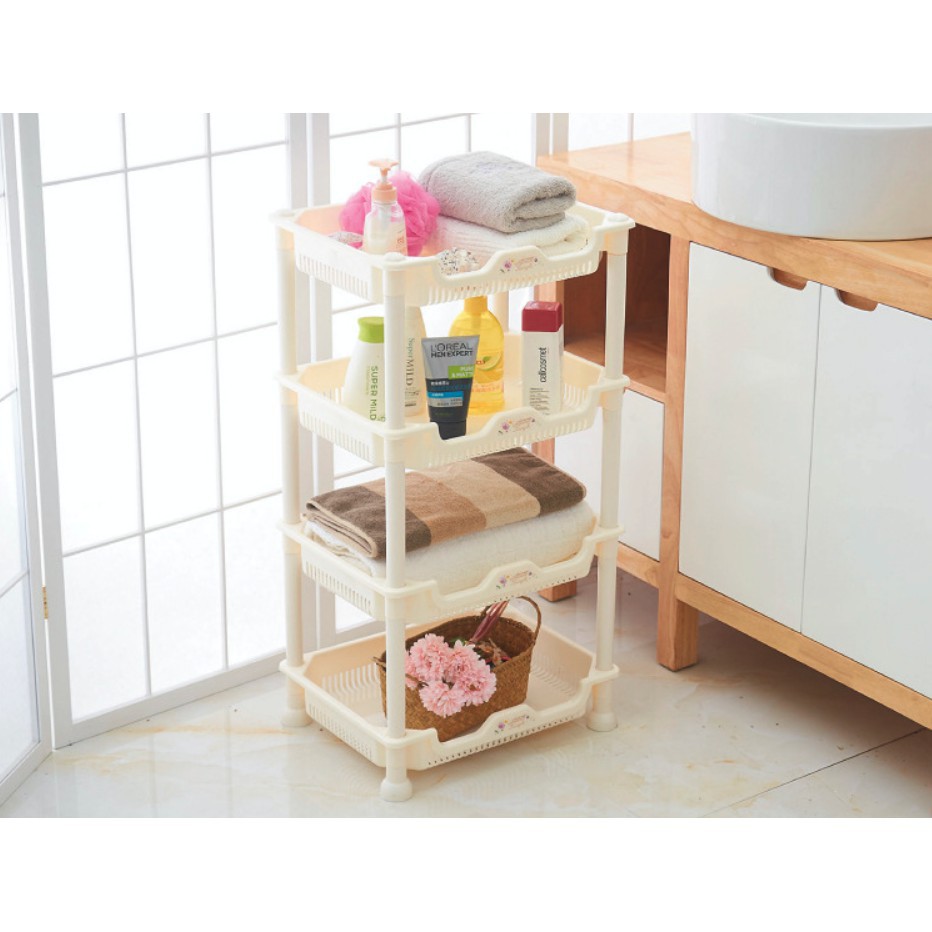 Adda Home - Rak Lemari Barang Rak Dapur Kamar Mandi Serbaguna Susun 71.5x29x38cm