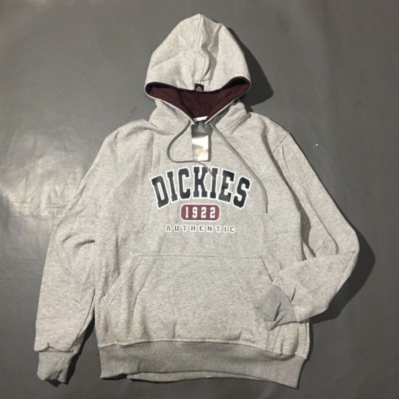 Hoodie Dickies 1922 Authentic Grey Casual Original Full Tag
