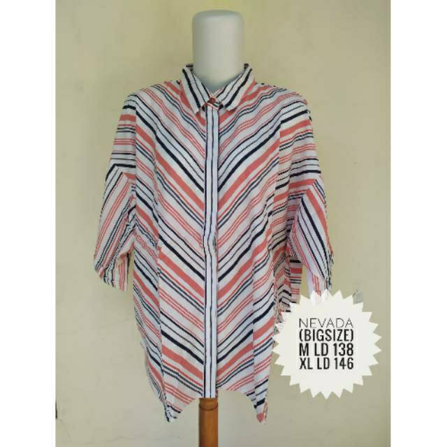 Kemeja Nevada Cewek Motif