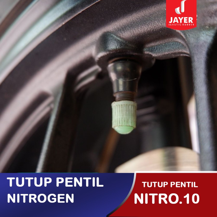 Tutup / Penutup Pentil Ban NITROGEN Motor / MOBIL Berkualitas UNIVERSAL