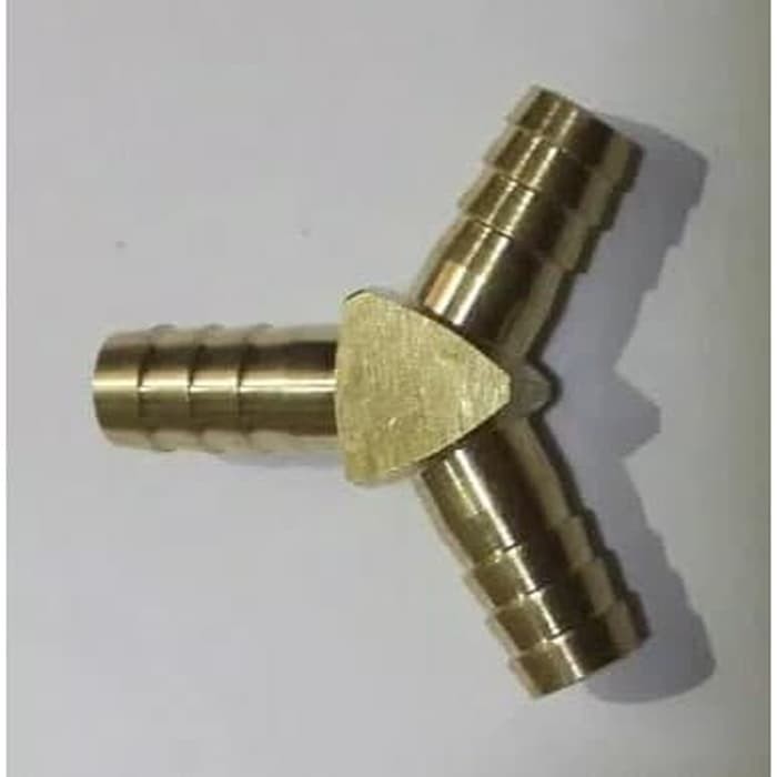 3/8" Nepel Selang Y / Hose nipple Y Kuningan