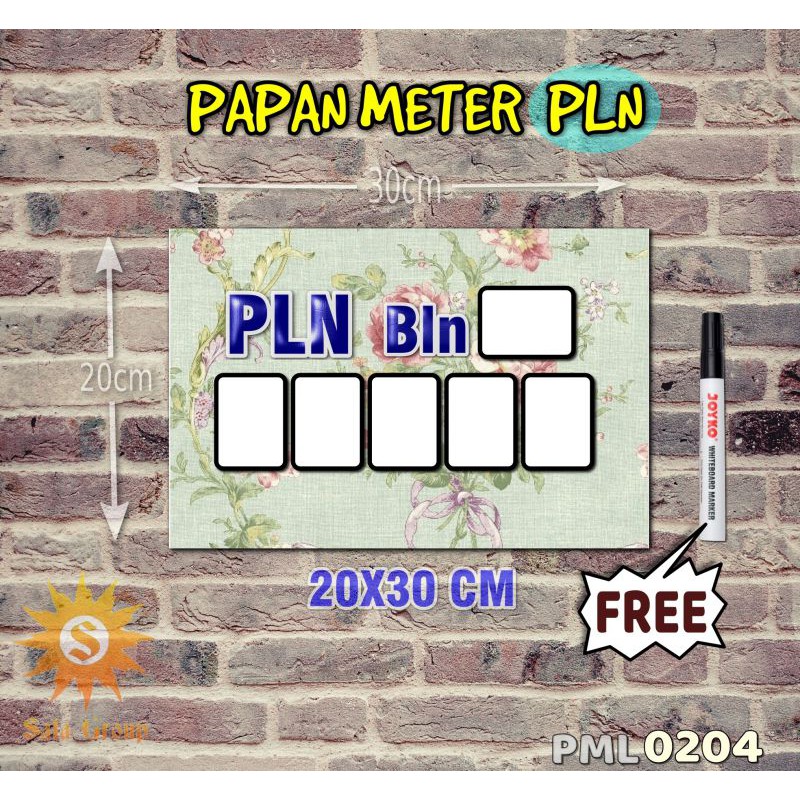

Safa Papan Meter Listrik PLN PAM motif Unik - Shabby 04