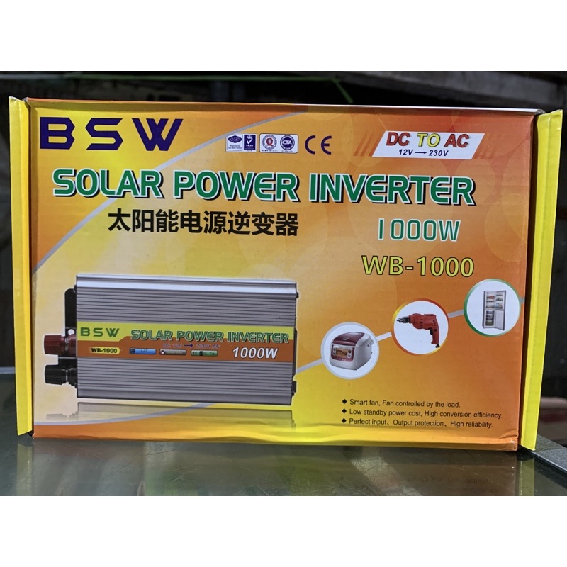 SOLAR POWER INVERTER  DC TO AC BSW 1000 watt