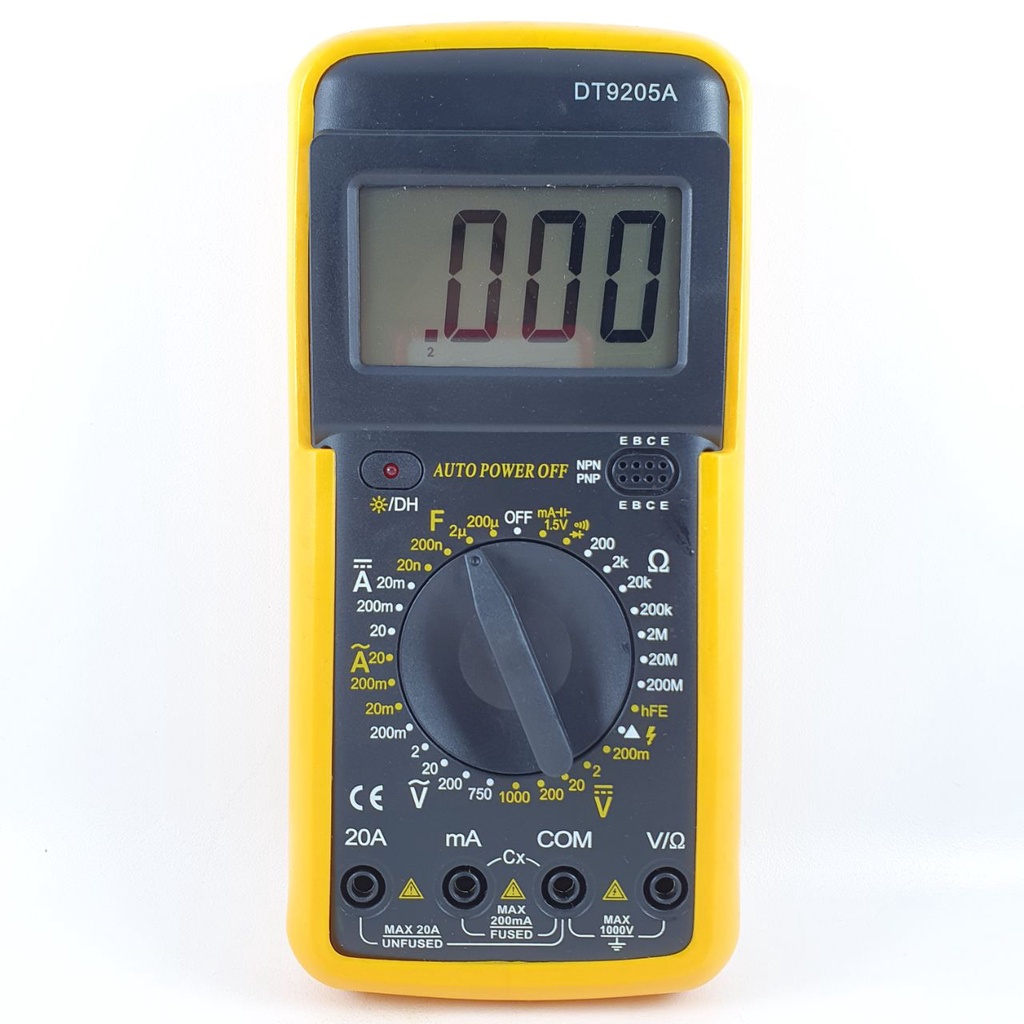 Multimeter DT9205A Multitester Digital DT 9205A Tester Besar DT-9205A Avometer