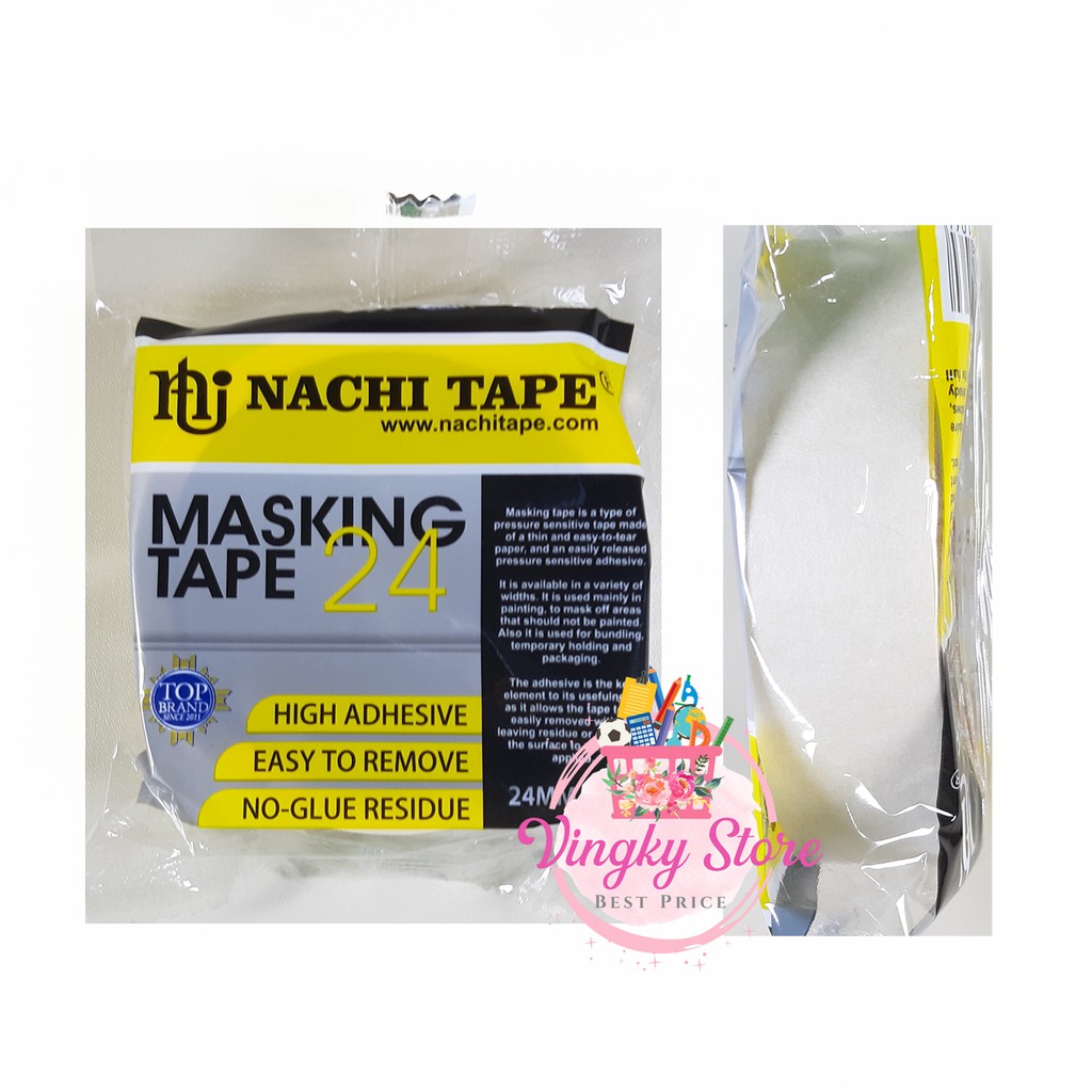 

Masking Tape / Lakban Kertas 24mm Nachi