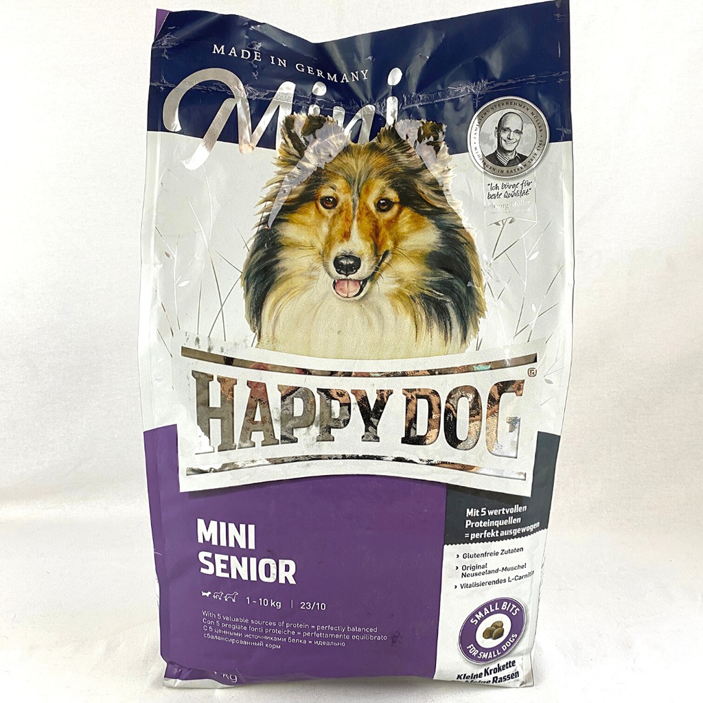 

HAPPYDOG Makanan Anjing Tua MINI Senior 4kg