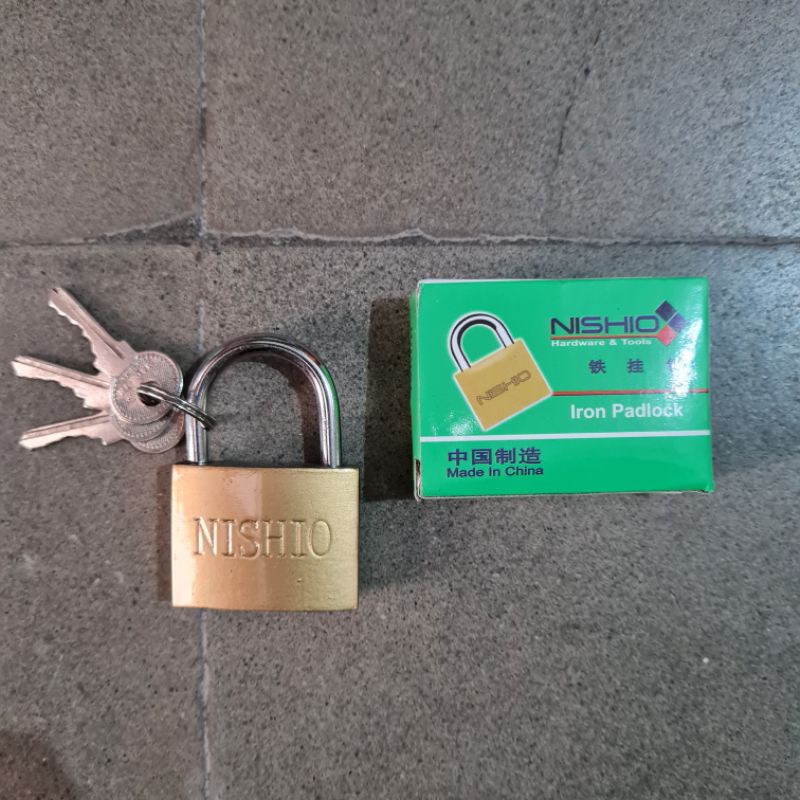 Gembok Kuning &quot;RRT&quot; 40mm / GEMBOK KUNING YSK