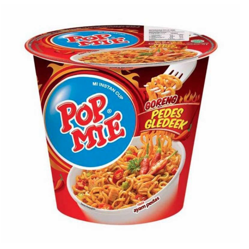 

Pop Mie Goreng Ayam Pedas Gledek 75 gram