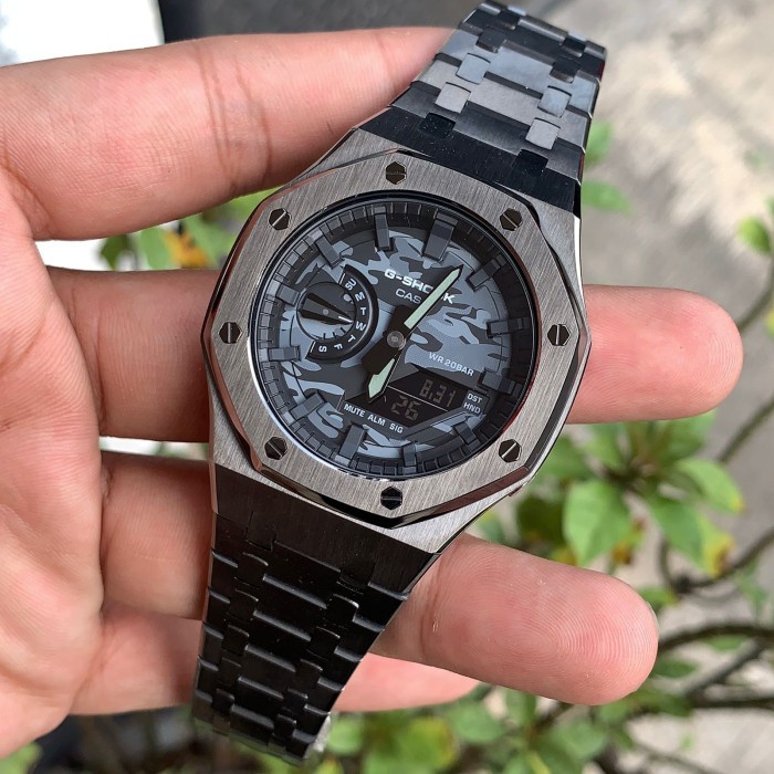 Jam G-Shock GShock GA-2100 GA2100 CA-8ADR Original Gun Metal Gen3