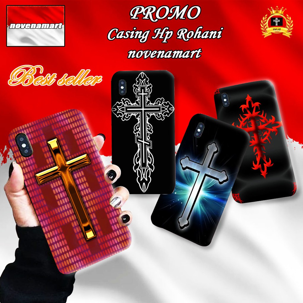 hardcase 3D rohani salib case handphone custom full print