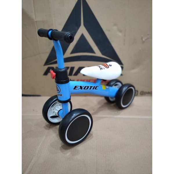 Mainan sepeda roda 4 anak balance bike Exotic ET-2008