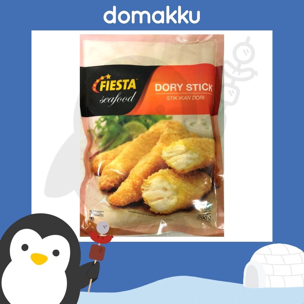 

Fiesta Dory Stick (Ikan Dory Bentuk Stik) 200gr, Makanan Beku Halal