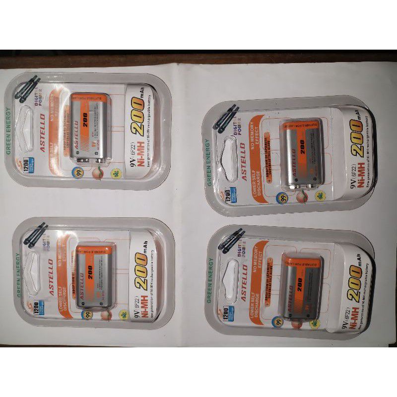 baterai astello NI - MH 200MAH