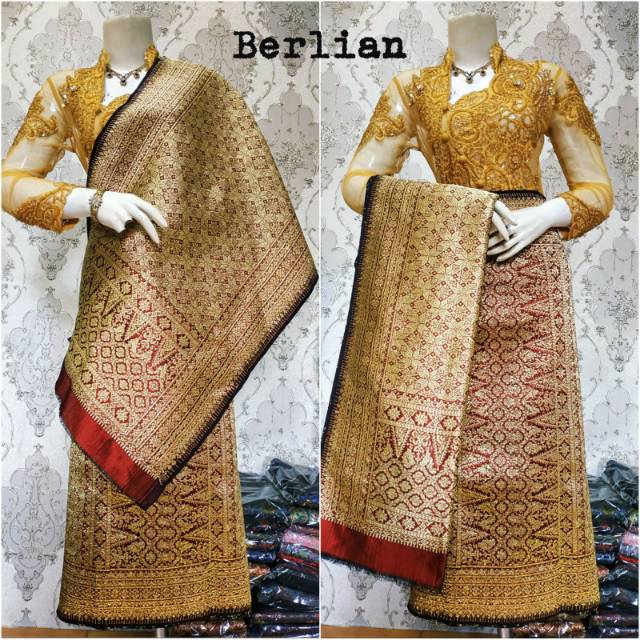 SONGKET TENUN SUTRA PALEMBANG BERLIAN ORIGINAL 002