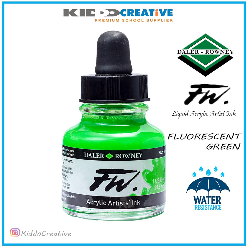 

Fw Ink 29.5ml Fluorescent Green