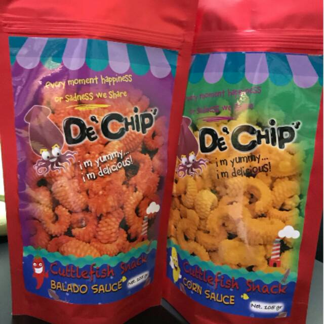 

De Chip / Snack Cuttle Fish / Krupuk Cumi aneka rasa
