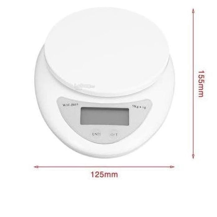 Timbangan Digital Mangkok dapur electric Baking Scale Timbangan Kue 5kg