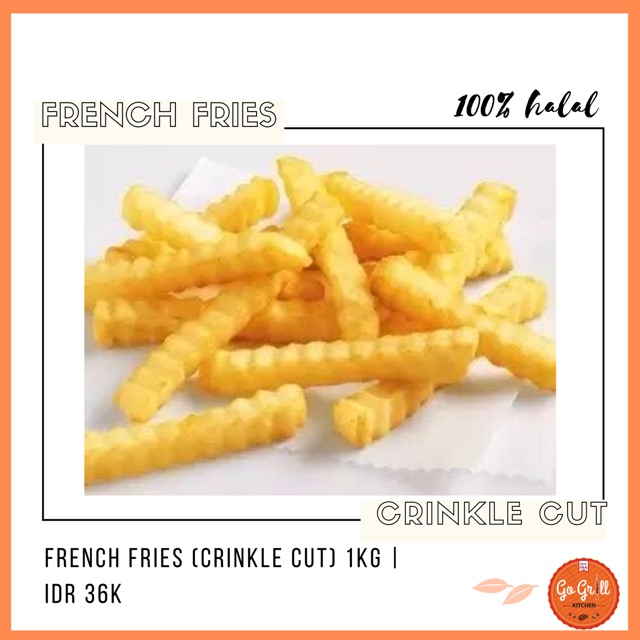 

French Fries Crinkle Cut/Shoe String (1 KG)