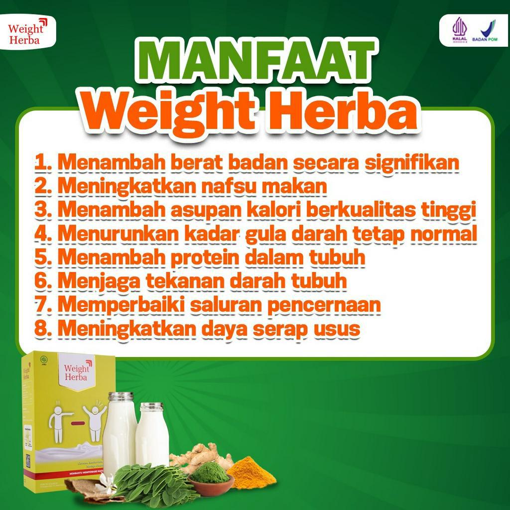 Paket Nafsu Makan 2 Box Weight Herba Susu Etawa 100% Asli Penambah Berat Badan Peningkat Nafsu Makan BB &amp; Turunkan Kadar Gula Darah Penggemuk Alami Terbukti Isi 200gr