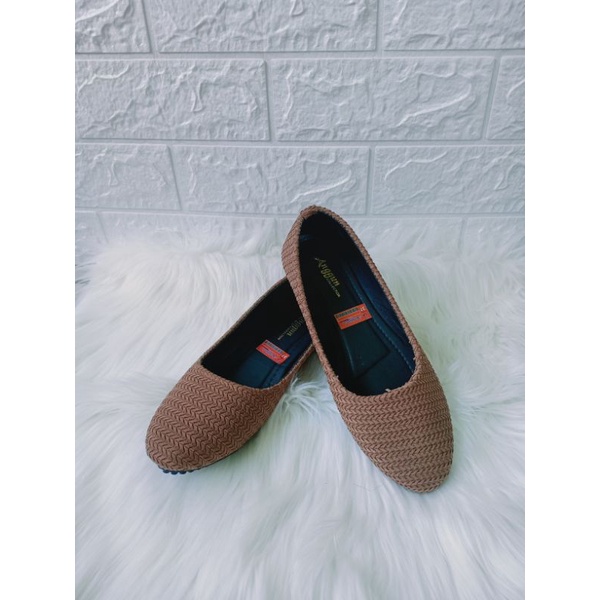 SEPATU BALET WANITA DIXIE MOCCA POLOS SEPATU WANITA MURAH FLATSHOES KERJA SIMPLE FLATSHOES KASUAL TERBARU FLASH SALE