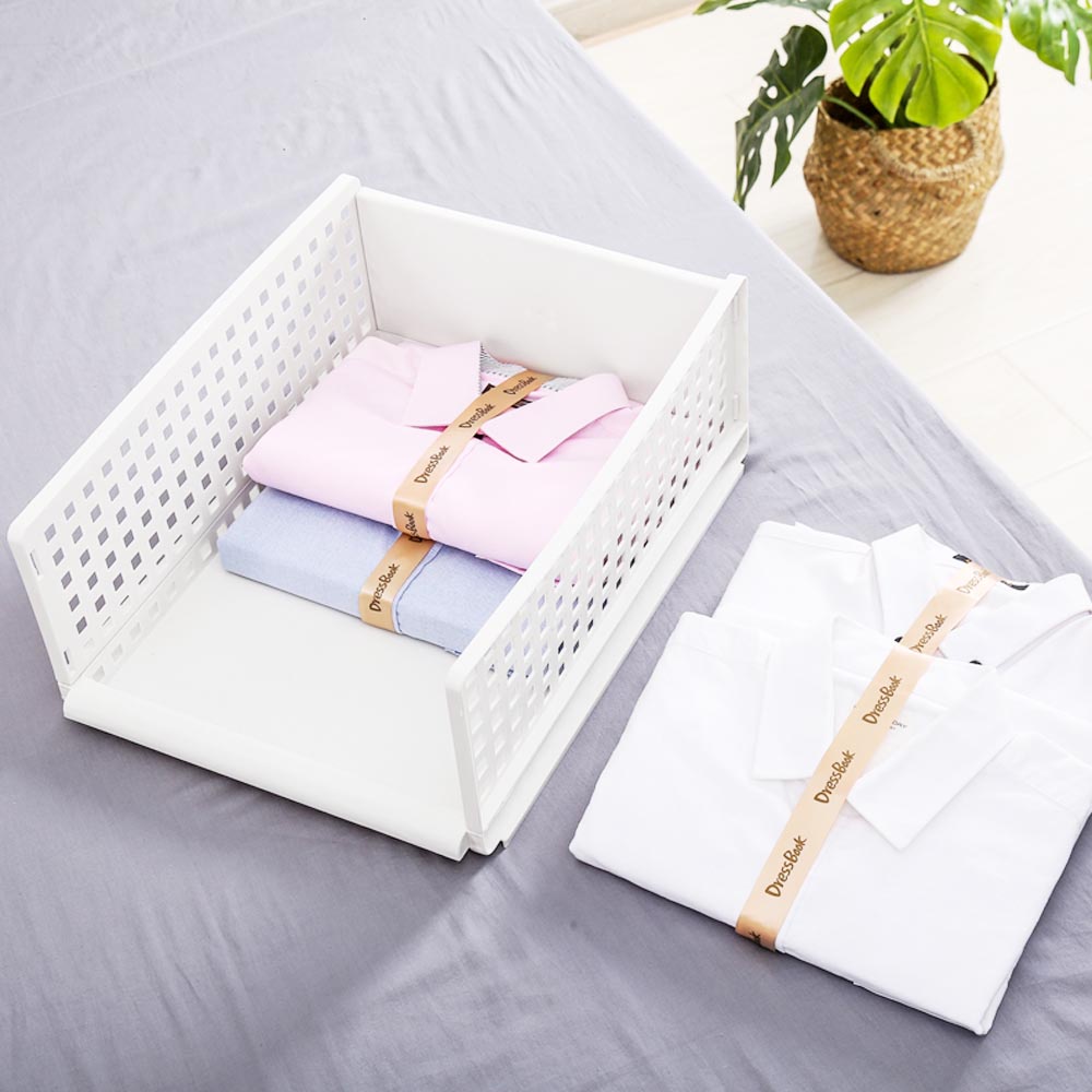 Rak Laci Penyimpanan Baju, Kamar Mandi, Multifungtional Office Organizer JM-605 - Putih