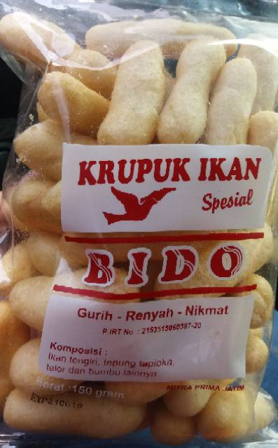 

KERUPUK IKAN TENGGIRI ASLI BLITAR150gr