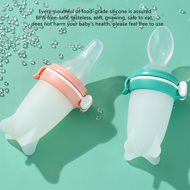 Paket Perlengkapan makan MPASI Bayi mangkok sendok silicone baby feeder sendok botol bayi