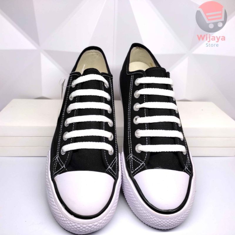 Sepatu Kodachi Original Classic 901 902 Model Kets Sneaker Sekolah Hitam Putih untuk Laki-laki dan Perempuan