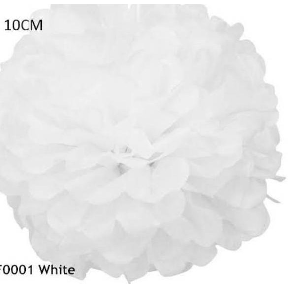 

→S9I Pompom Kertas 10cm/Pompom Tissu paper ⁎ Grosir
