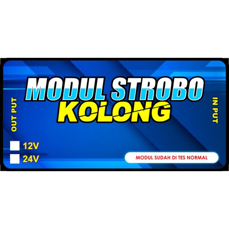 MODUL STROBO KOLONG / BAK KANAL 12-24V 8CH