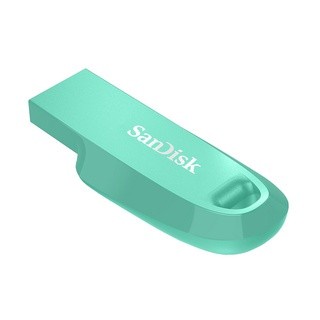 SanDisk Ultra Curve CZ550 USB Flashdisk 64Gb USB 3.2 - Mint Green