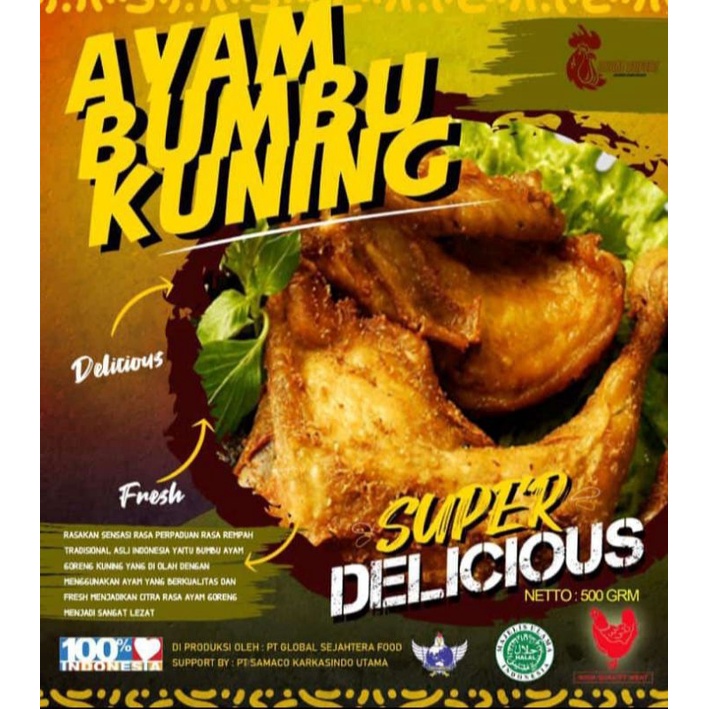 

Ayam kalasan , ayam bumbu kuning