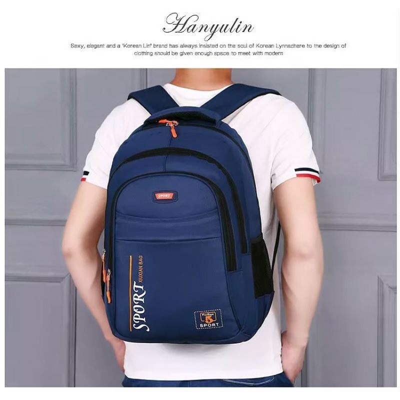 OS 01 tas OLSHOPGROSIRBANDUNG  Backpack ransel waterproof distro bagpack gendong pria wanita sekolah OS