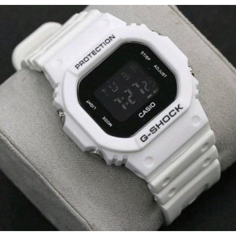 TERLARIS!!!JAM TANGAN PRIA G-SHOCK CASIO DW 5600 GS CASIO SEGI WARNA HITAM ANTI AIR DIGITAL one piece dw bunga dw loreng full hitam best seller ready stock TERIMA COD BAYAR DITEMPAT-FULL PUTIH