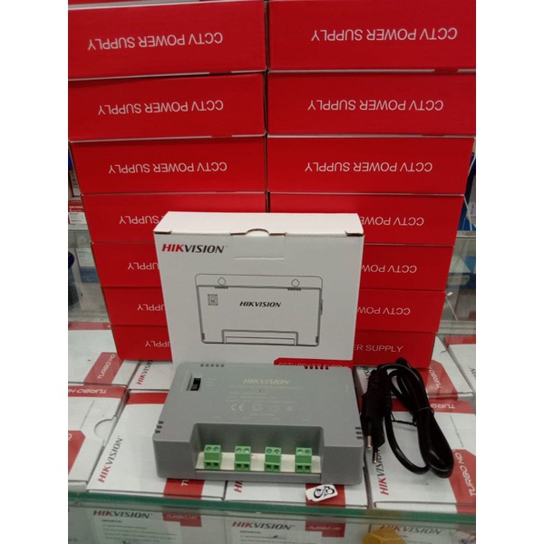 ADAPTOR POWER SUPPLY HIKVISION 4 CHANNEL &amp; 8 CHANNEL GARANSI RESMI 1 TAHUN