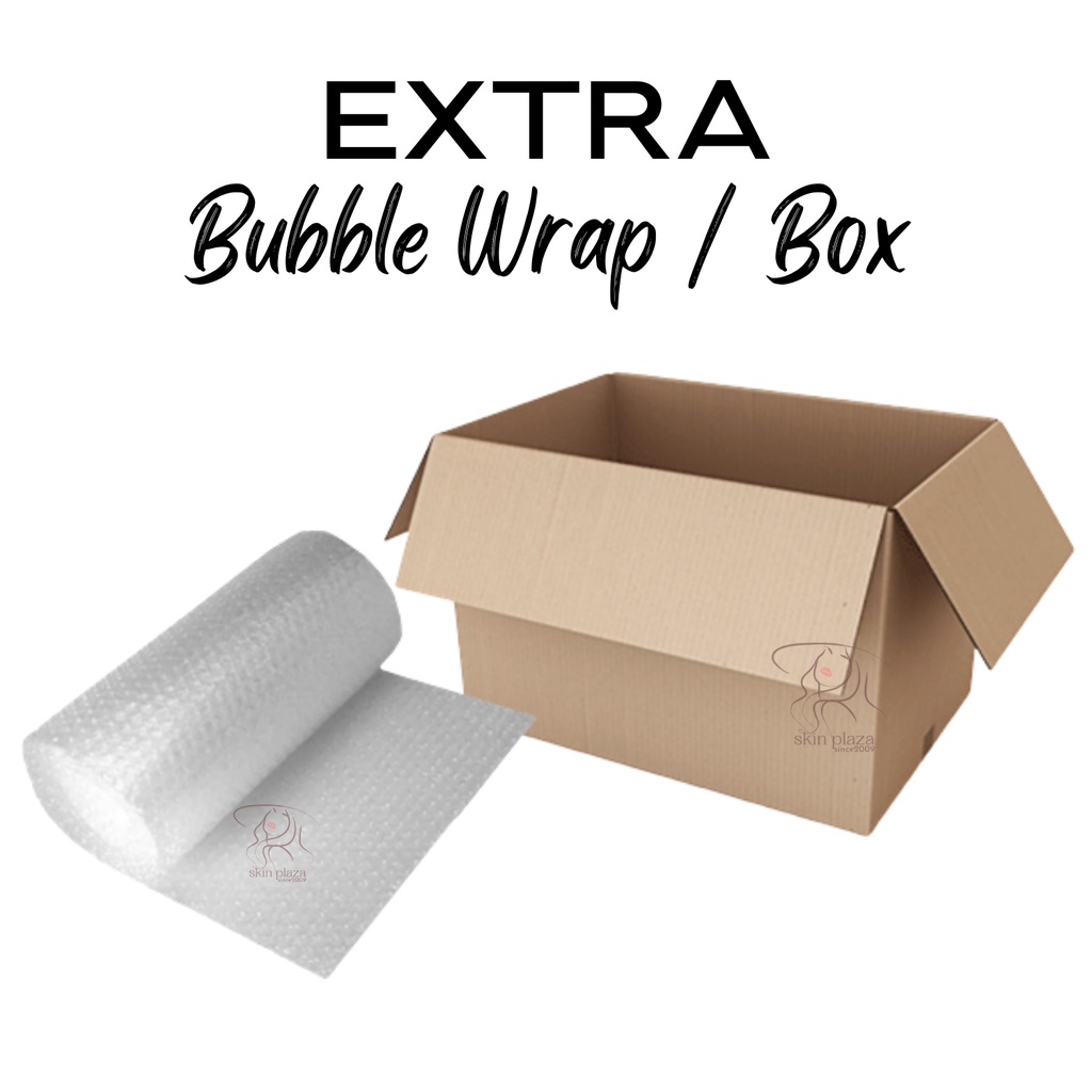 Extra Bubble Wrap atau Kardus Box Aman Tambahan