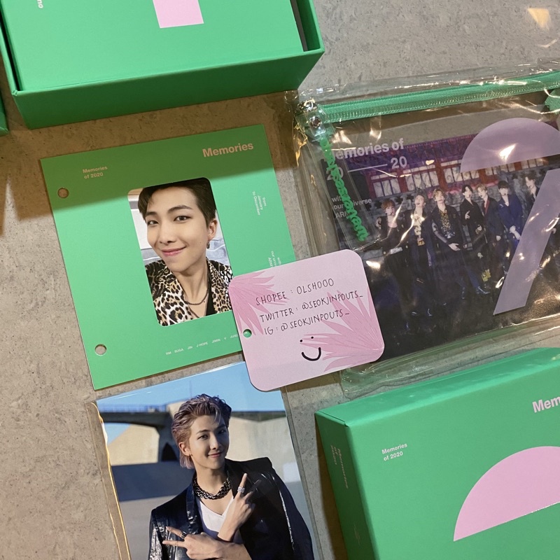 Ready Stock BTS official Memories 2020 DVD Bluray Fullset Unsealed photocard pc RM