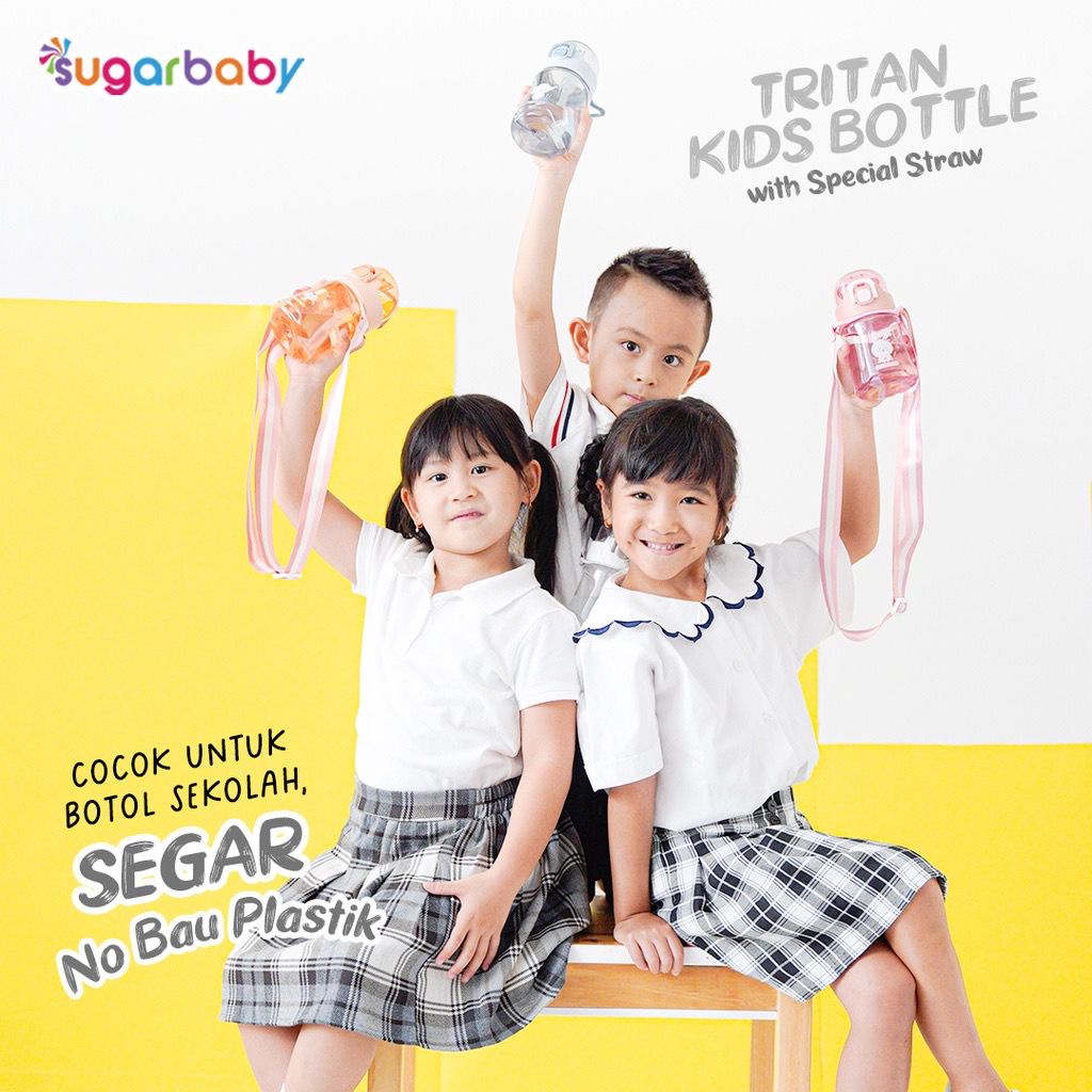 Sugar Baby  / LITTLE GIANT TRAINING CUP /TRITAN Kid Bottle (400 ml,12 mo+) AUDREY BABY SHOP / Botol minum kids