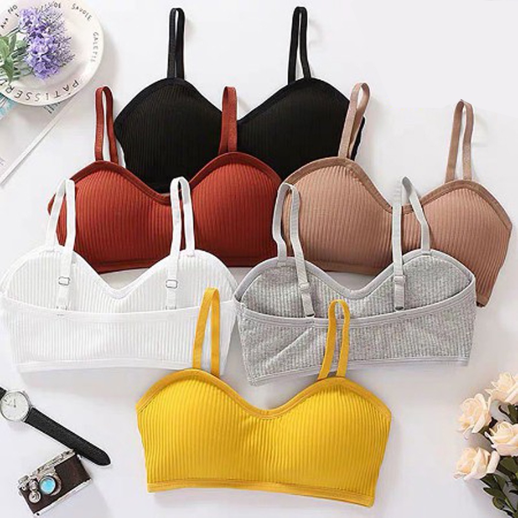 ❤️GTB❤️ B025 Bra AOWAYI Tanpa Kawat Bralette Push Up BH BUSA Fashion Cup Wanita Import Murah Batam