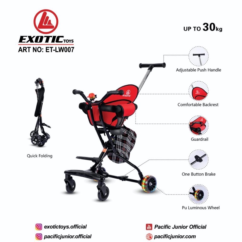 Stroller Exotic LW007/LW011/LW129
