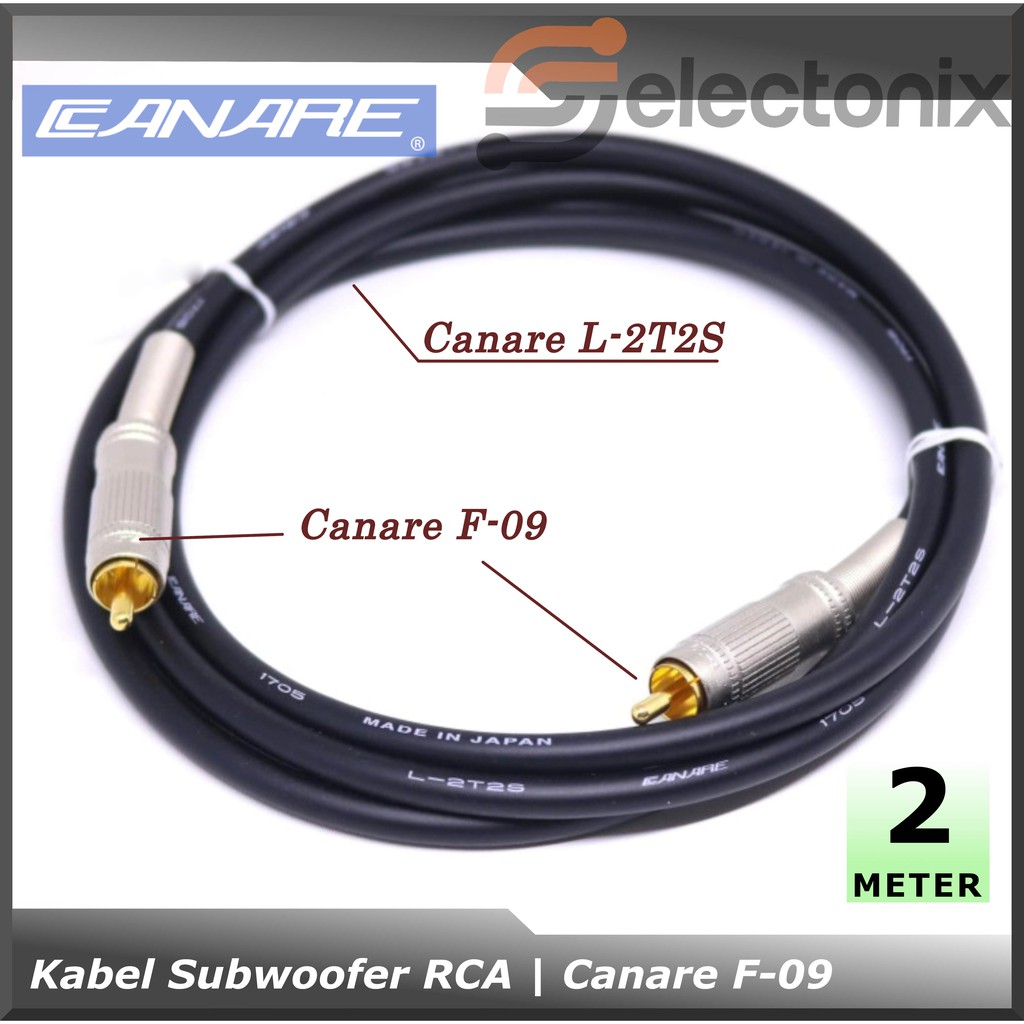 Kabel Subwoofer RCA | Canare F-09 [2m]